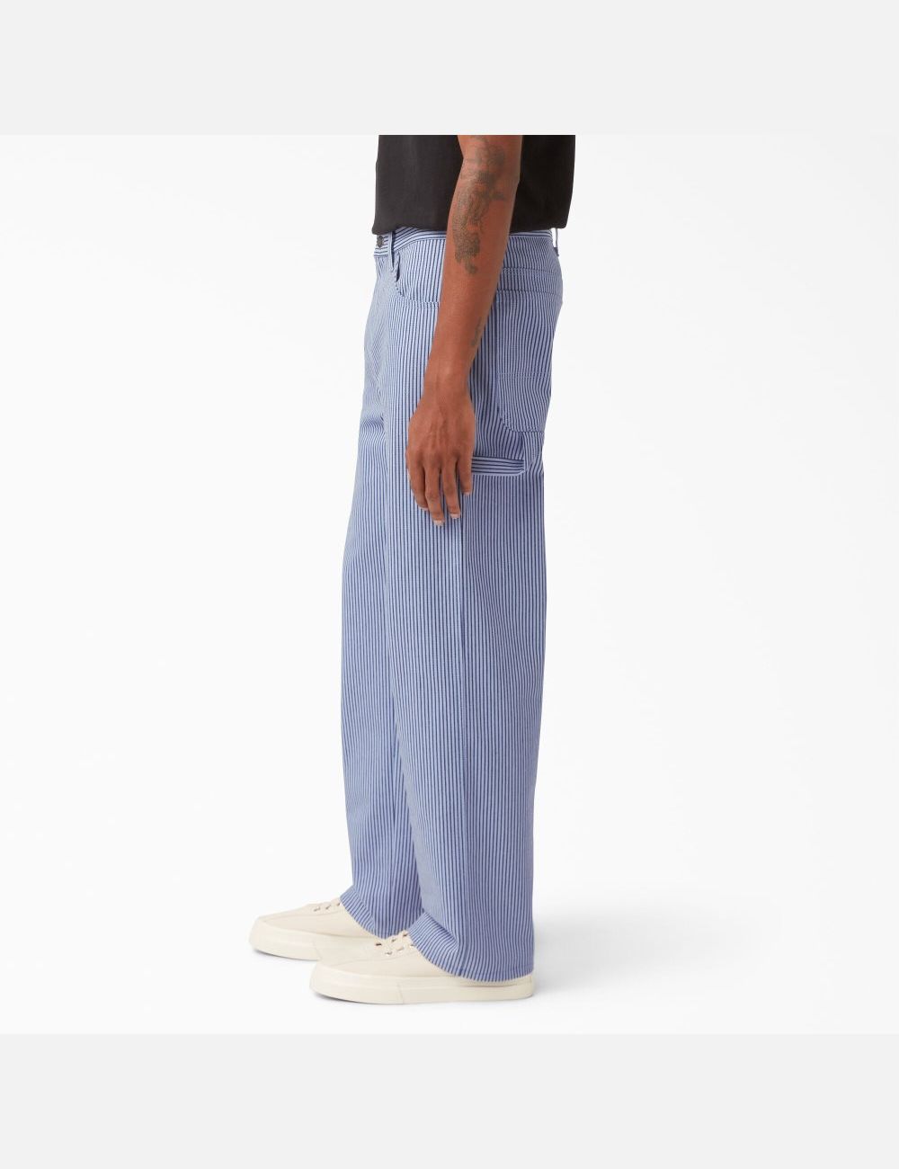 Purple Hickory Stripe Dickies Hickory Stripe Carpenter Pants | 321HGXEIV