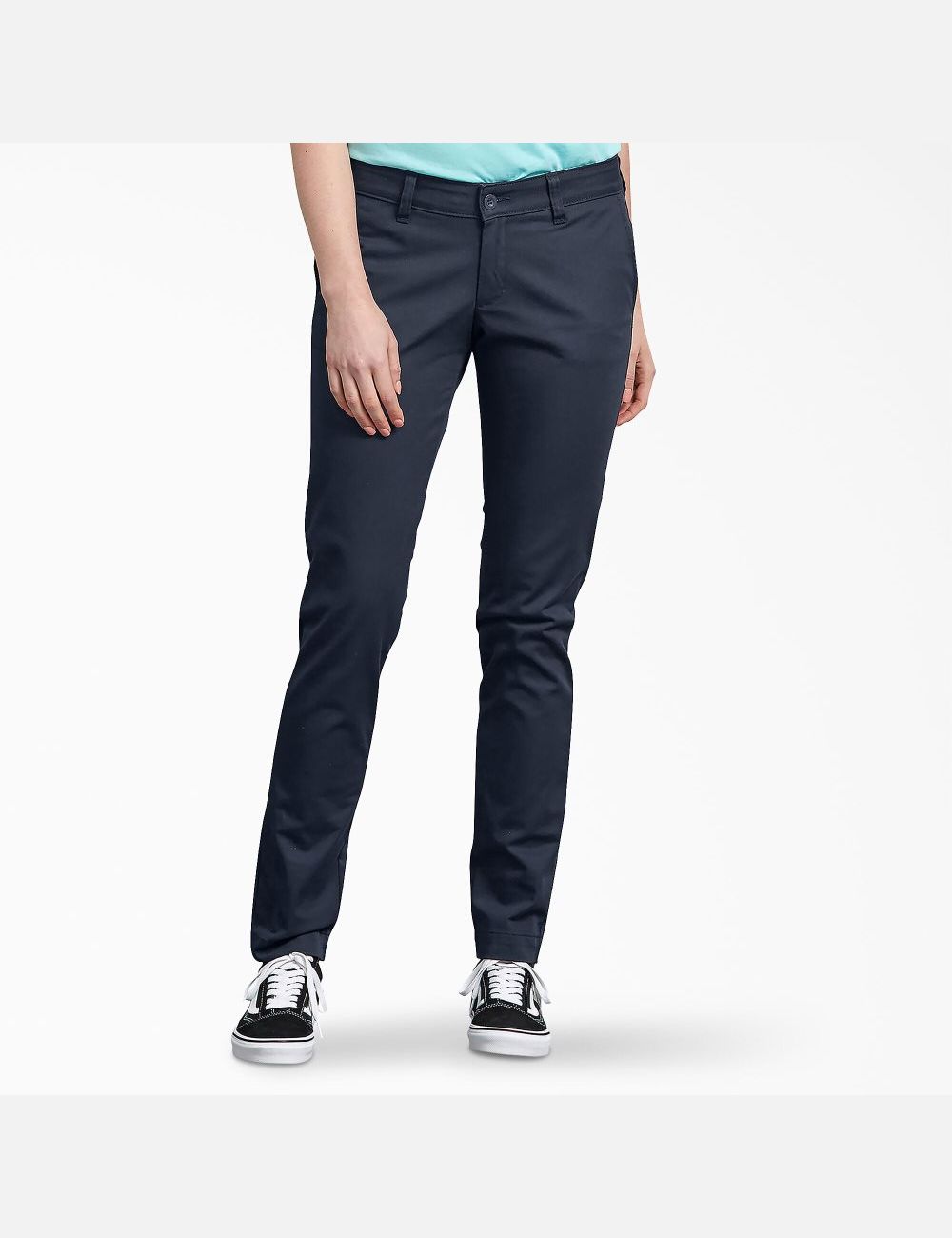 RDark Navy Dickies Skinny Fit Pants | 096PZTWQF