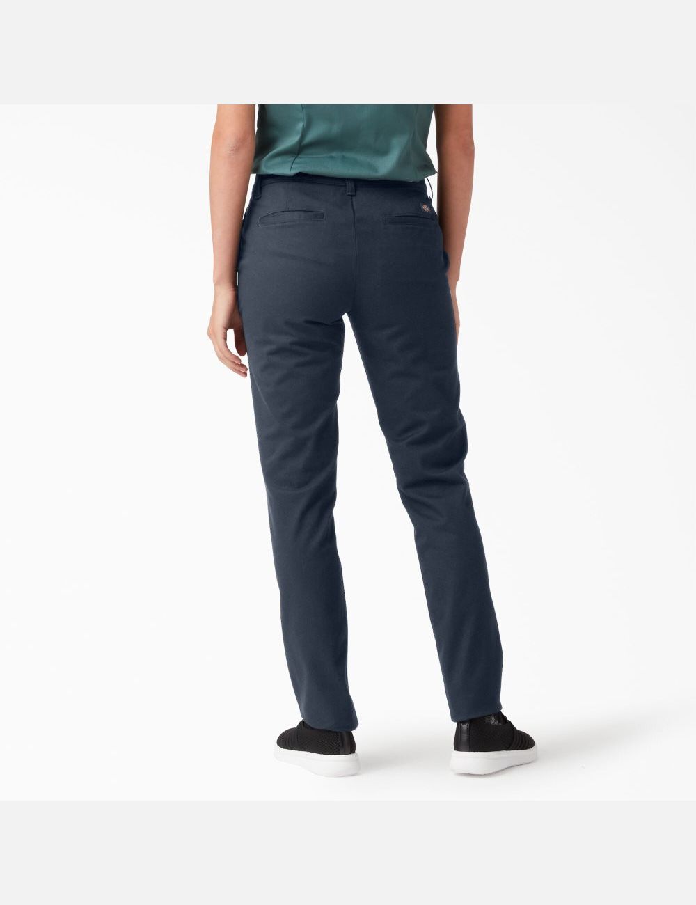 RDark Navy Dickies Skinny Twill Pants | 490UNGSBR