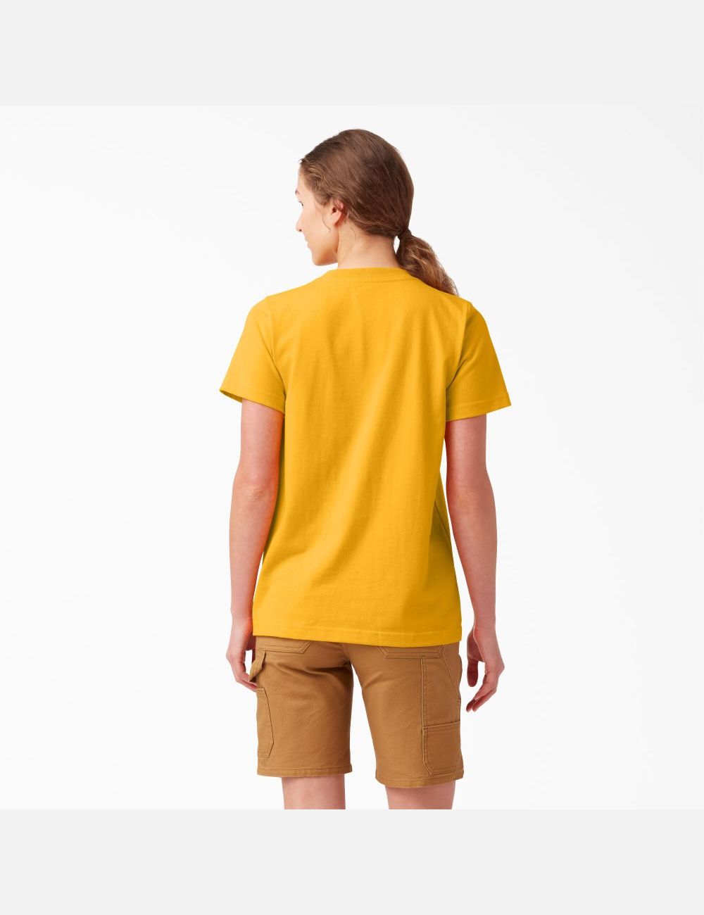 Radiant Yellow Dickies Short Sleeve Heavyweight T-Shirts | 478UYGTOH