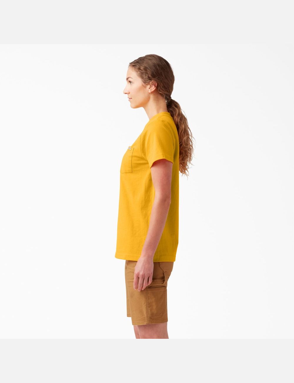 Radiant Yellow Dickies Short Sleeve Heavyweight T-Shirts | 478UYGTOH