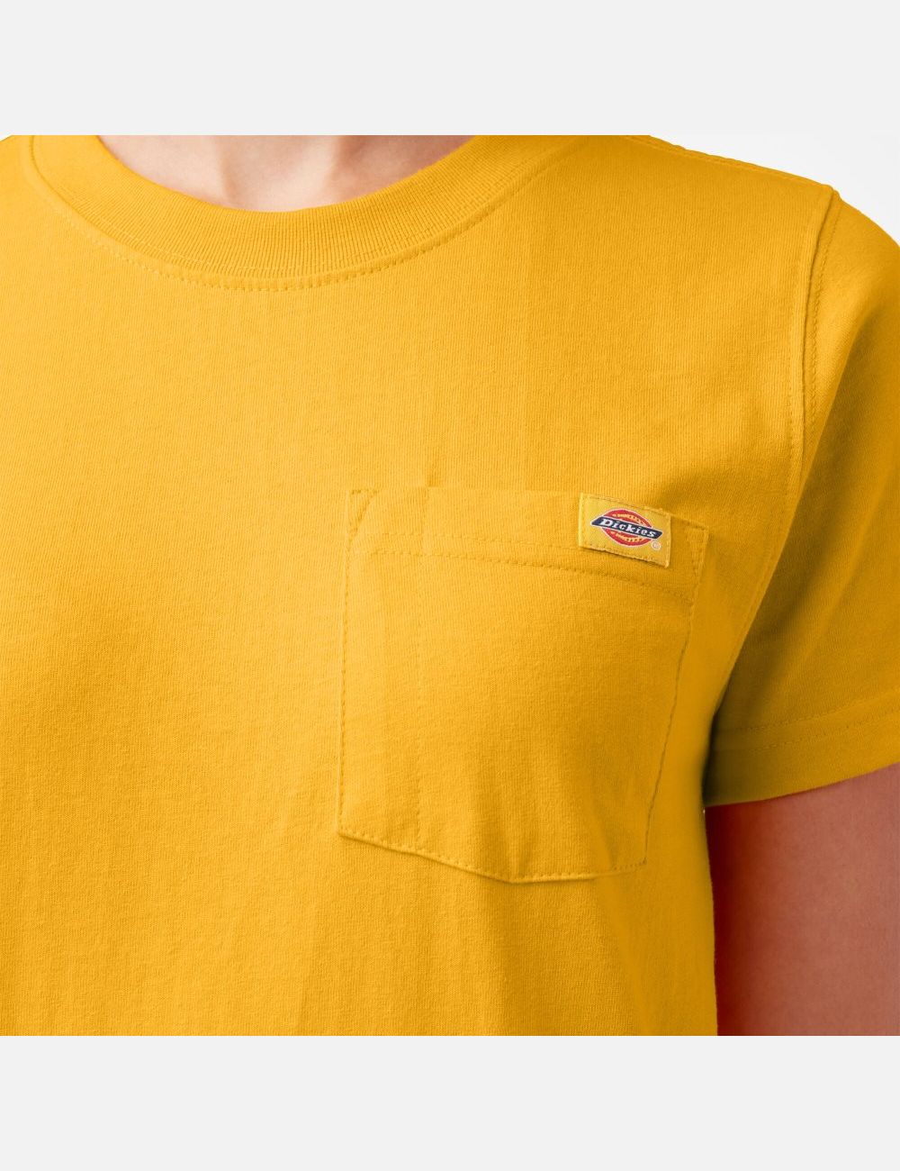 Radiant Yellow Dickies Short Sleeve Heavyweight T-Shirts | 478UYGTOH