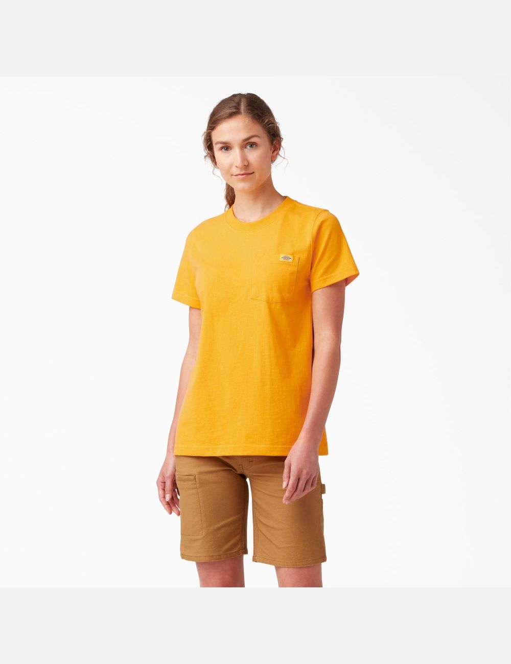 Radiant Yellow Dickies Short Sleeve Heavyweight T-Shirts | 478UYGTOH