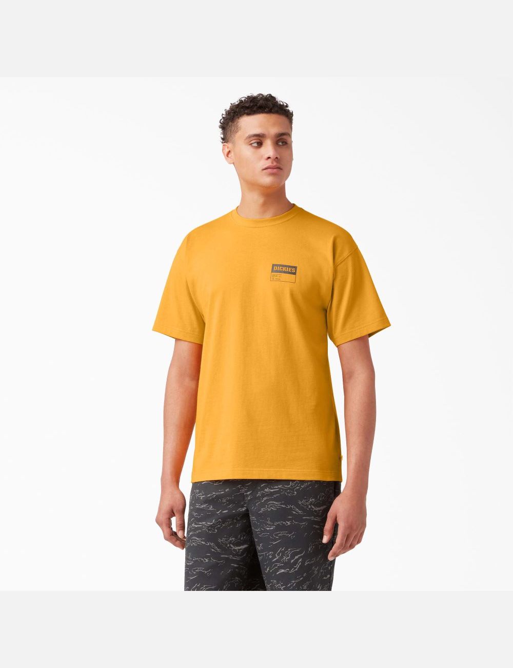 Radiant Yellow Dickies Street Utility Graphic T-Shirts | 103WSLRYO