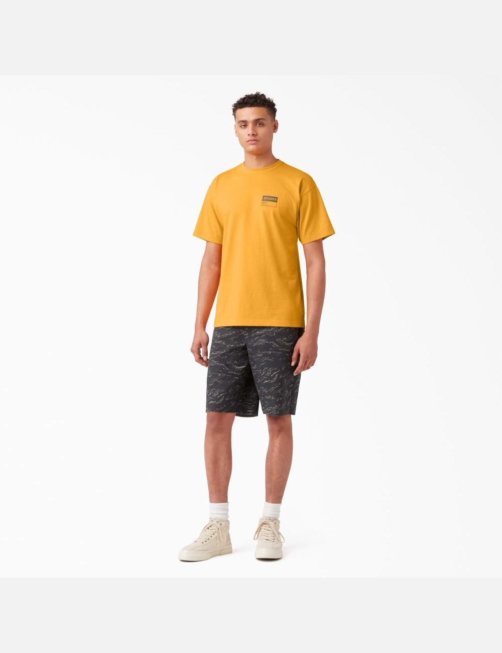 Radiant Yellow Dickies Street Utility Graphic T-Shirts | 103WSLRYO