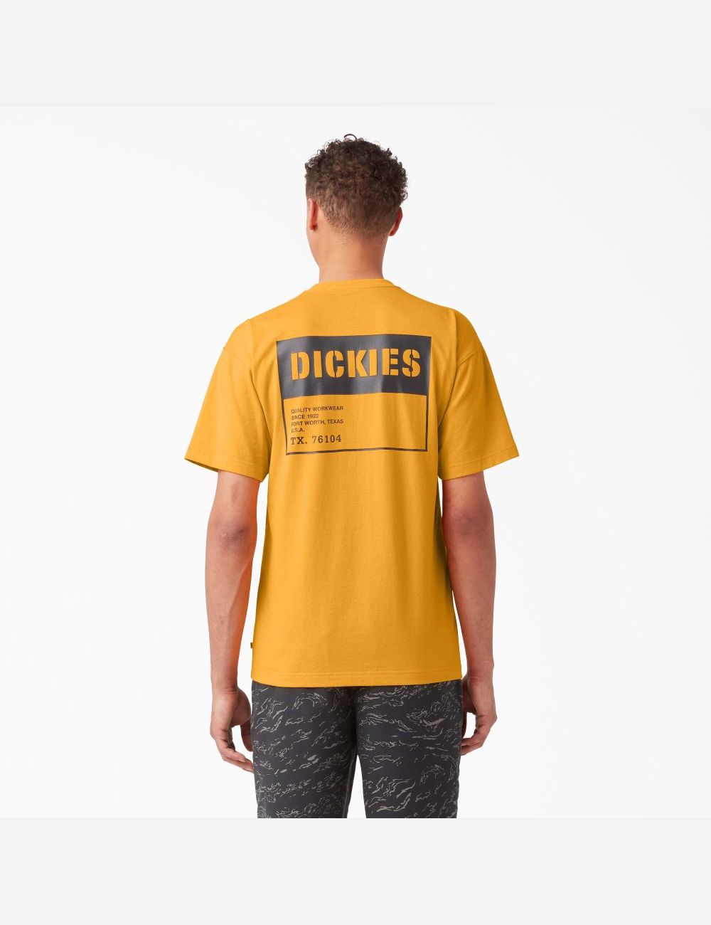 Radiant Yellow Dickies Street Utility Graphic T-Shirts | 103WSLRYO