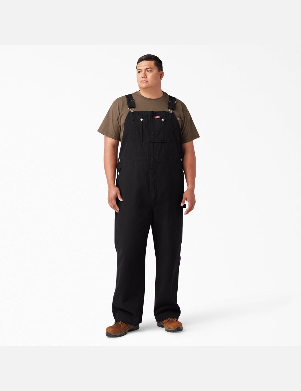 Rinsed Black Dickies Classic Coveralls & Overalls | 395QYLTWH