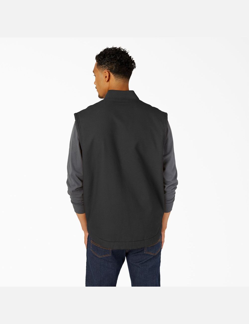 Rinsed Black Dickies High Pile Fleece Lined Duck Outerwear | 821VNUYGQ