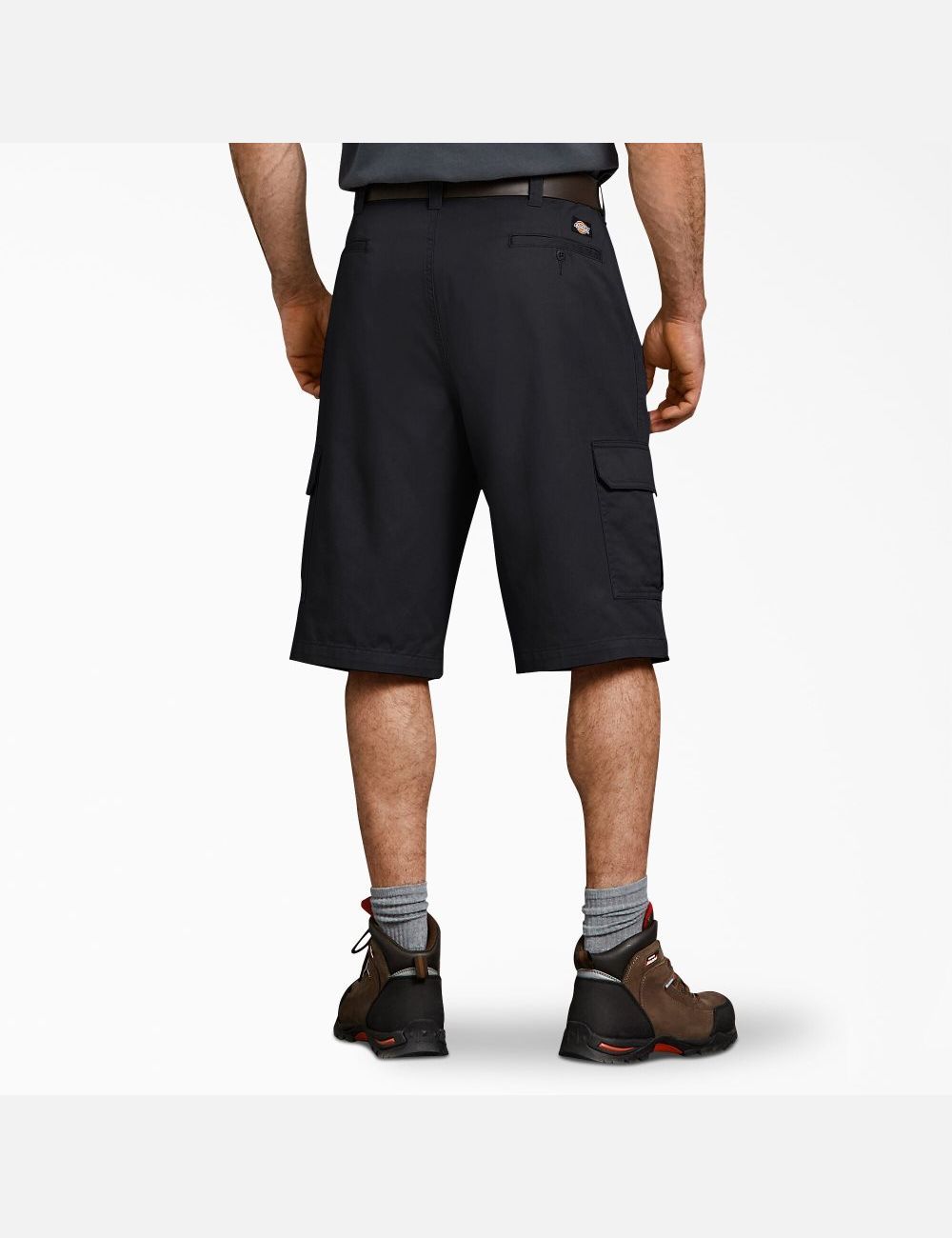 Rinsed Black Dickies Loose Fit Shorts | 321ZOVFBD