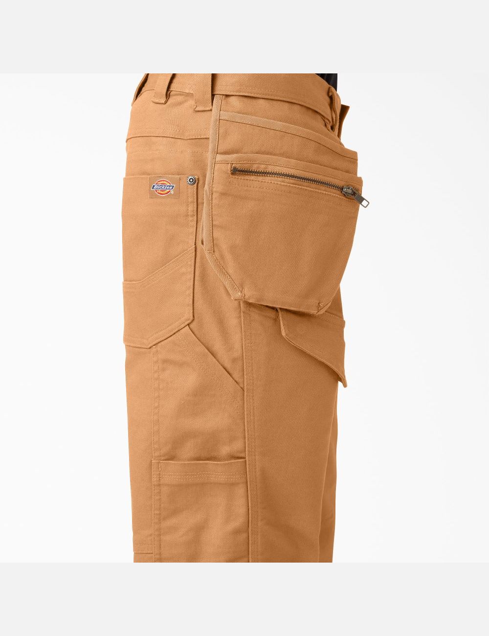 Rinsed Brown Duck Dickies 365 Tech Duck Cargo Pants | 752ZFTCRB