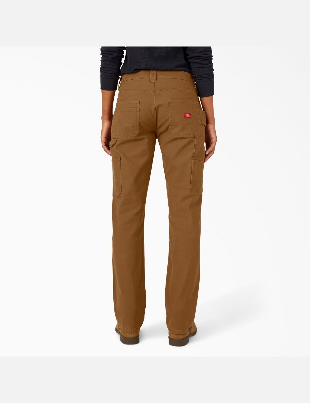 Rinsed Brown Duck Dickies Duck Carpenter Pants | 271XNGPHY