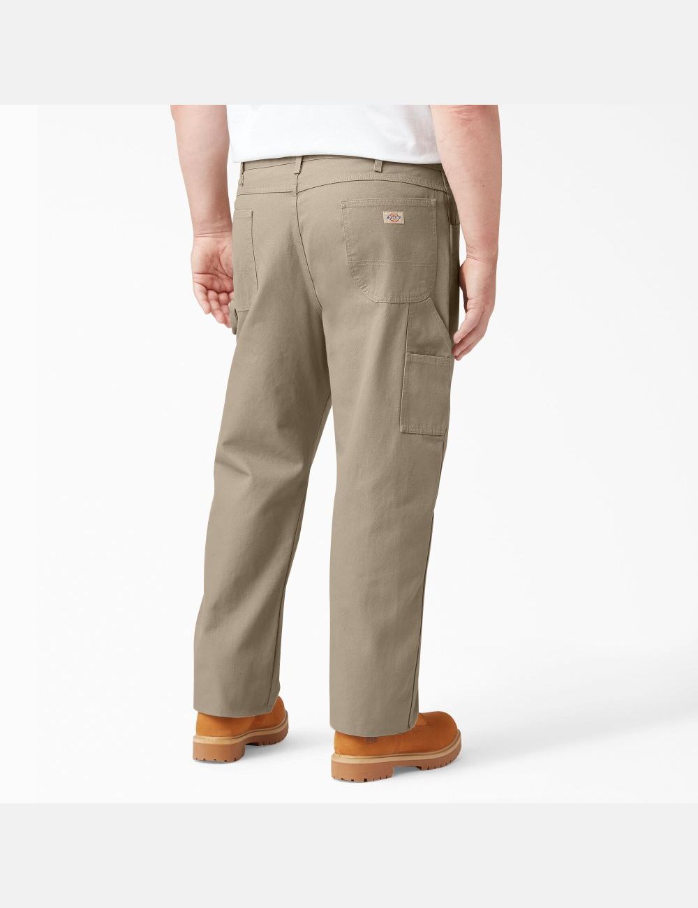 Rinsed Desert Sand Dickies Relaxed Straight Leg Heavyweight Duck Pants | 897SLIHTR