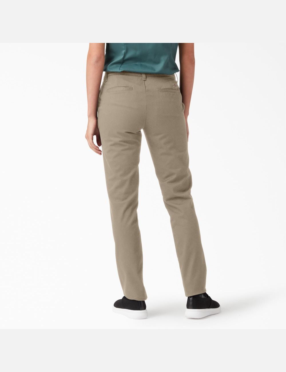 Rinsed Desert Sand Dickies Skinny Twill Pants | 752JNSVDG