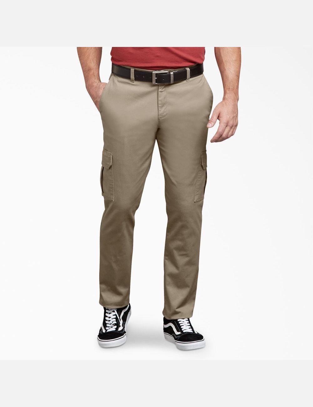 Rinsed Desert Sand Dickies X-Series Active Waist Cargo Pants | 743KTYFAO