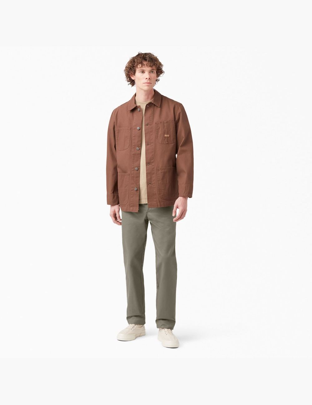 Rinsed Dusty Olive Dickies 1922 Twill Pants | 193RJMBOK