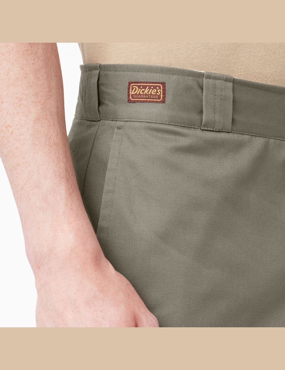 Rinsed Dusty Olive Dickies 1922 Twill Pants | 193RJMBOK