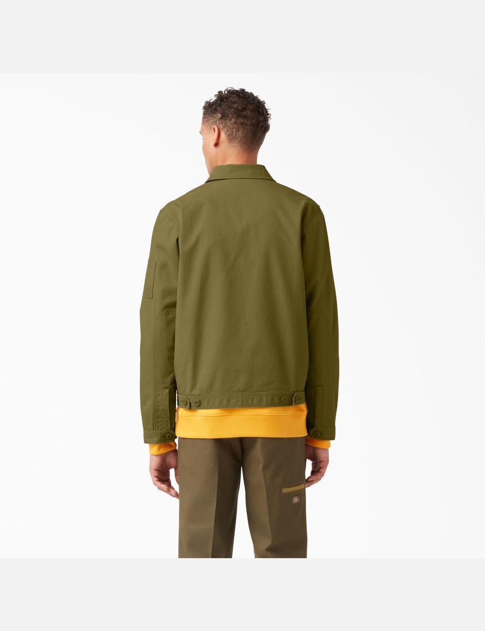 Rinsed Green Moss Dickies Sustainable Washed Eisenhower Coats & Jackets | 327RIEUBO