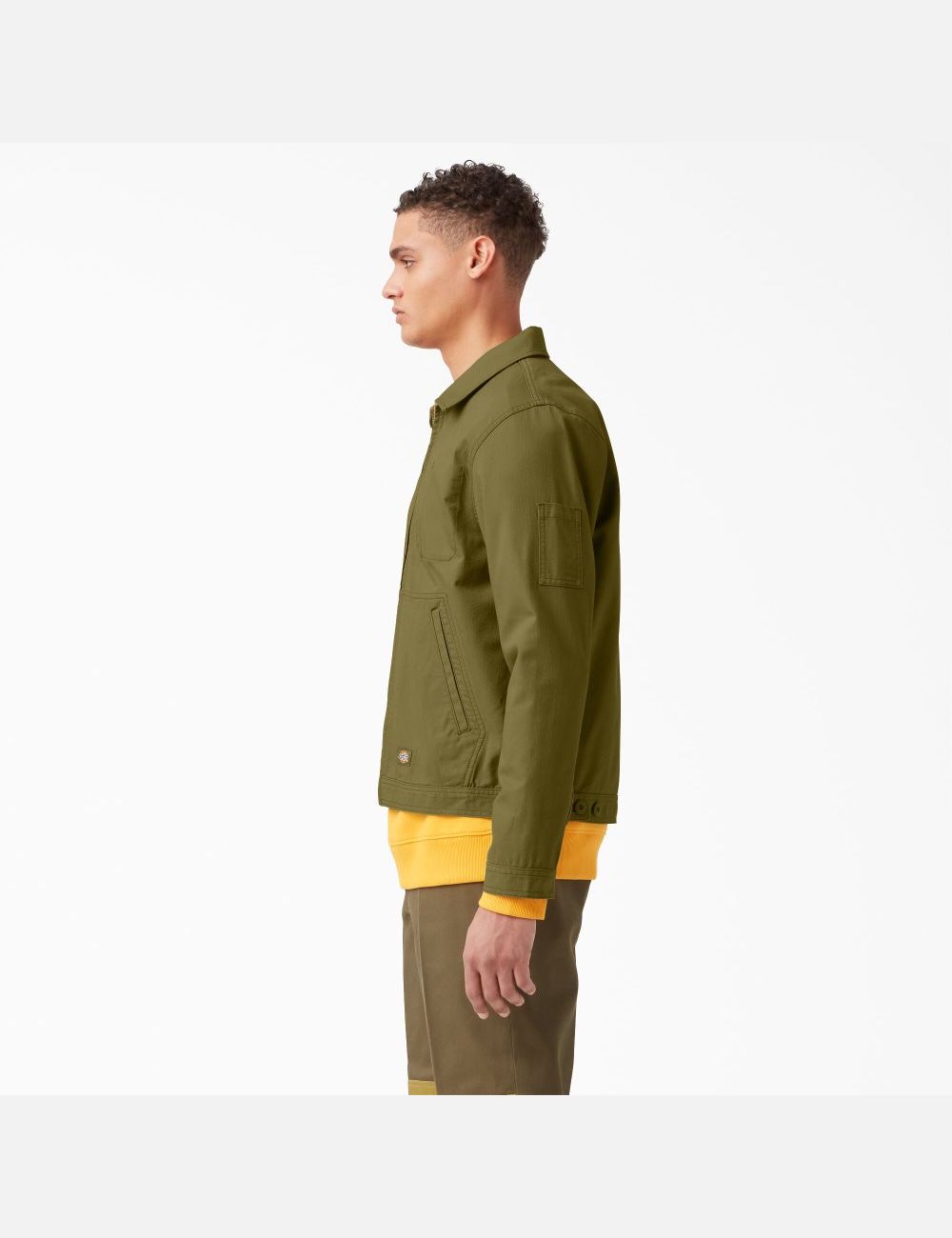 Rinsed Green Moss Dickies Sustainable Washed Eisenhower Coats & Jackets | 327RIEUBO