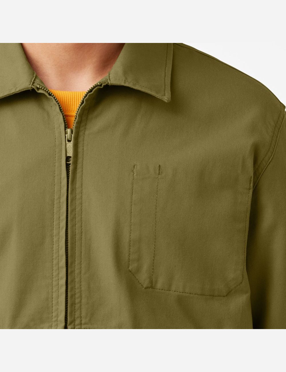 Rinsed Green Moss Dickies Sustainable Washed Eisenhower Coats & Jackets | 327RIEUBO