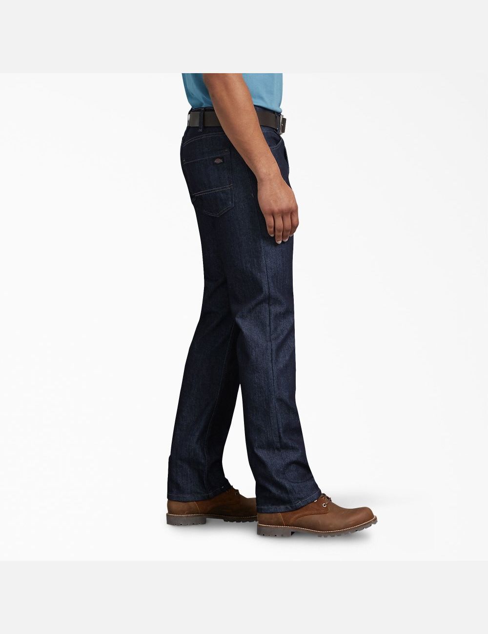 Rinsed Indigo Blue Dickies Relaxed Fit Carpenter Jeans | 752SKOCPD