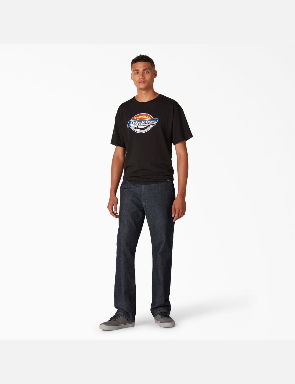 Rinsed Indigo Blue Dickies Skateboarding Utility Jeans | 718KOCYEL