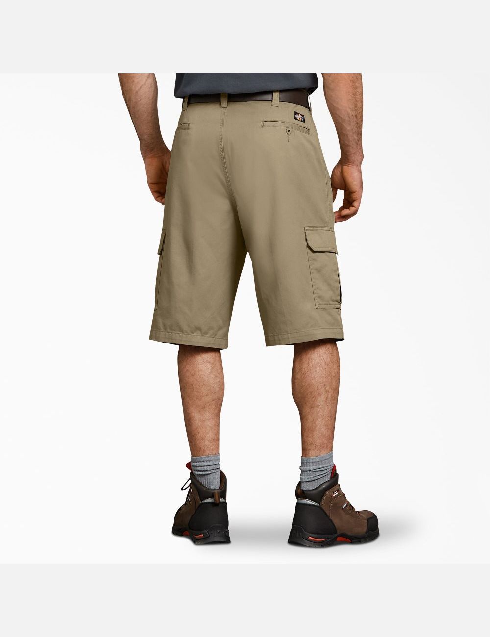 Rinsed Khaki Dickies Loose Fit Shorts | 063RWCBHE