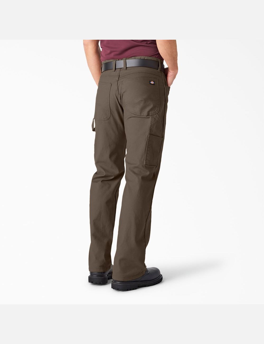 Rinsed Mushroom Dickies Relaxed Straight Leg Heavyweight Duck Carpenter Pants | 140NCFHAY