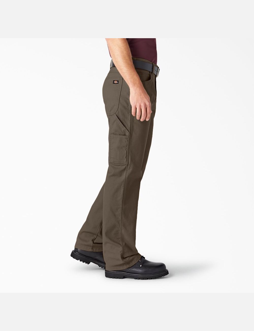 Rinsed Mushroom Dickies Relaxed Straight Leg Heavyweight Duck Carpenter Pants | 140NCFHAY