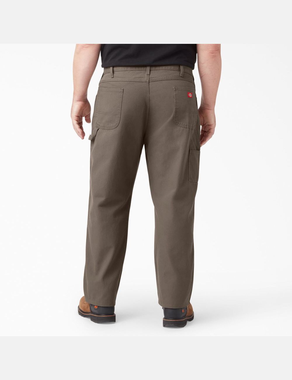 Rinsed Mushroom Dickies Relaxed Straight Leg Heavyweight Duck Carpenter Pants | 140NCFHAY