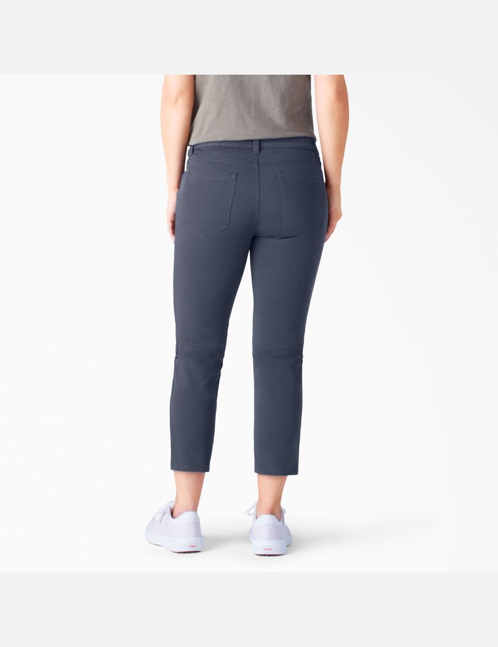 Rinsed Navy Dickies Perfect Shape Skinny Fitri Pants | 235PKFIQX