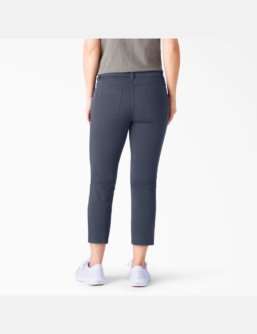 Rinsed Navy Dickies Perfect Shape Skinny Fitri Pants | 235PKFIQX