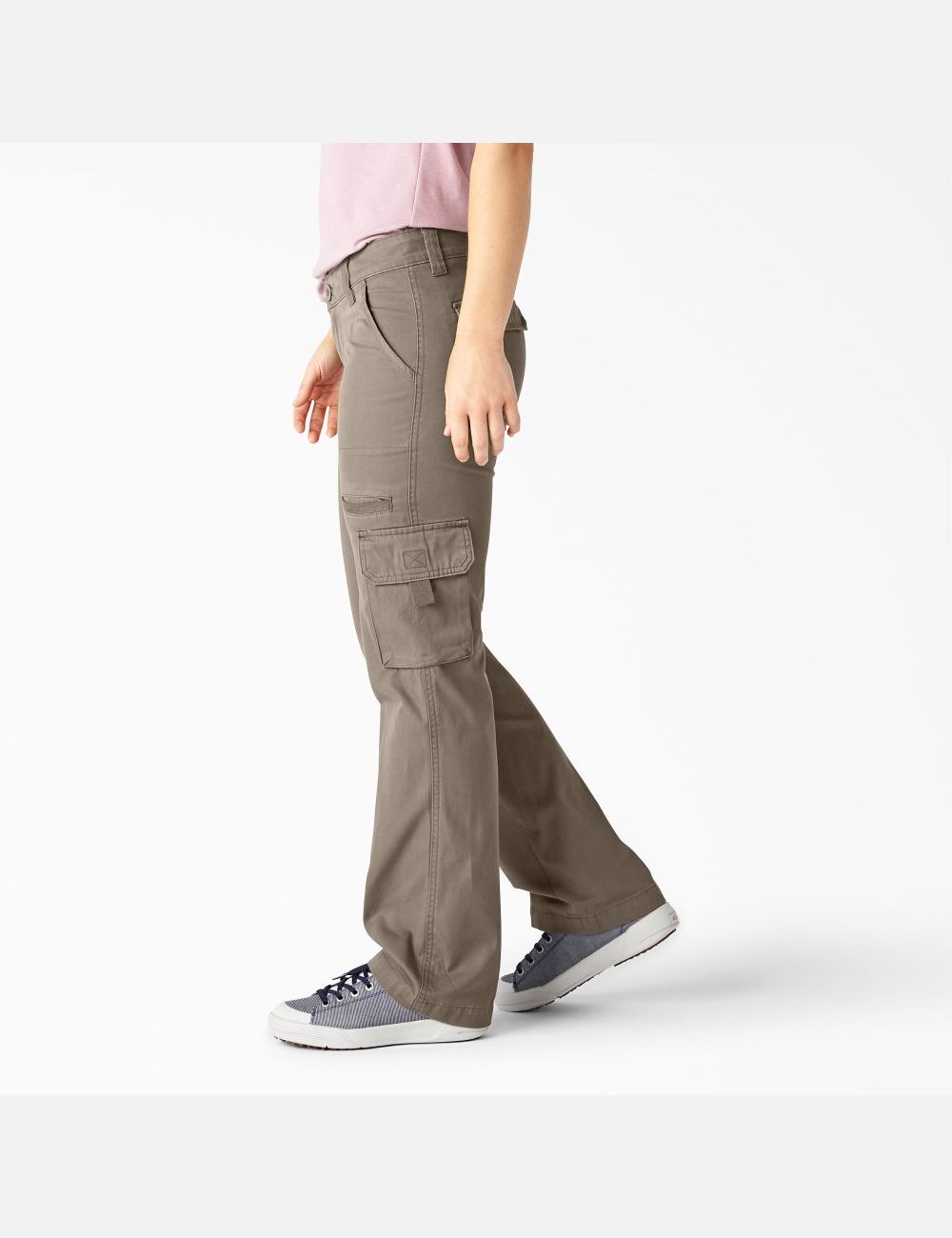 Rinsed Pebble Brown Dickies Relaxed Cargo Pants | 795NQHZEK