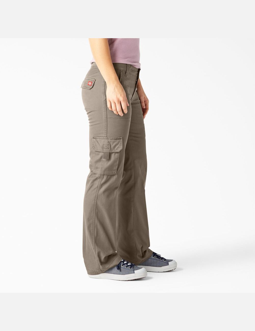 Rinsed Pebble Brown Dickies Relaxed Cargo Pants | 795NQHZEK