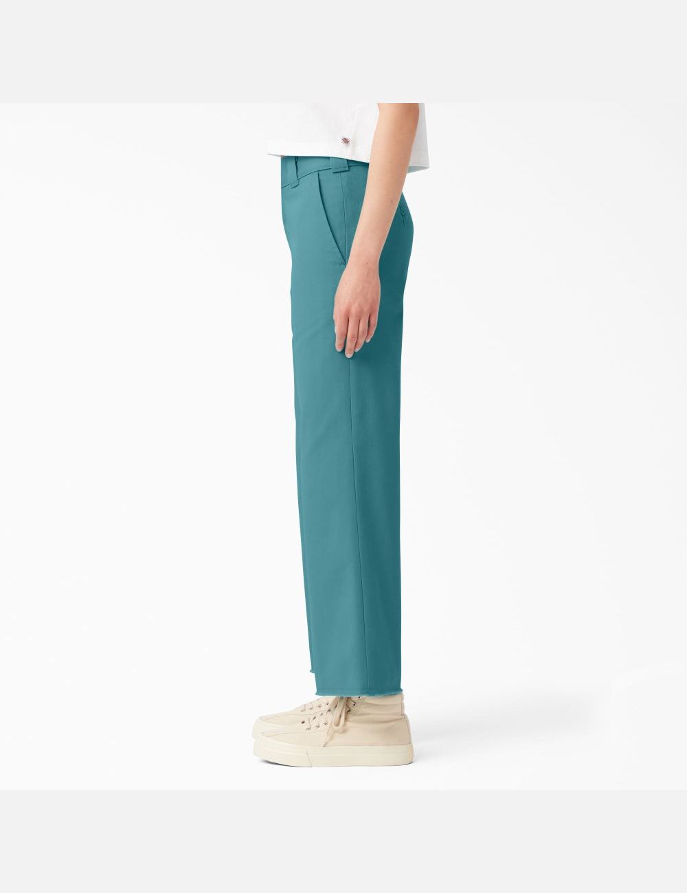 Rinsed Porcelain Dickies Twill Cropped Pants | 582IFPCYR