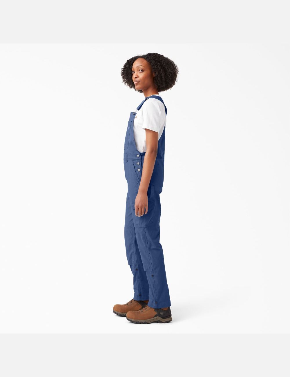 Rinsed Retro Indigo Dickies Cooling Ripstop Bib Overalls | 810AZKFBJ