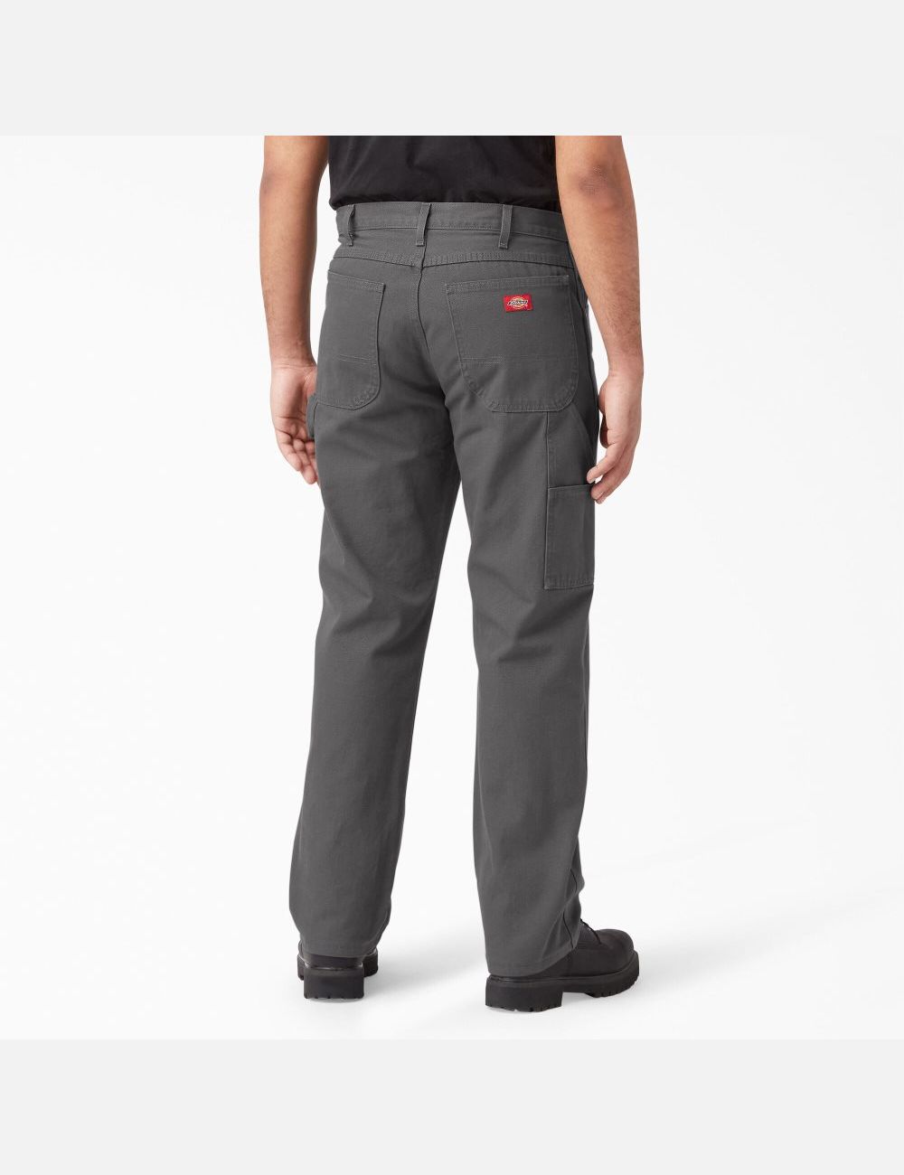 Rinsed Slate Dickies Relaxed Straight Leg Heavyweight Duck Carpenter Pants | 362JYIGRV