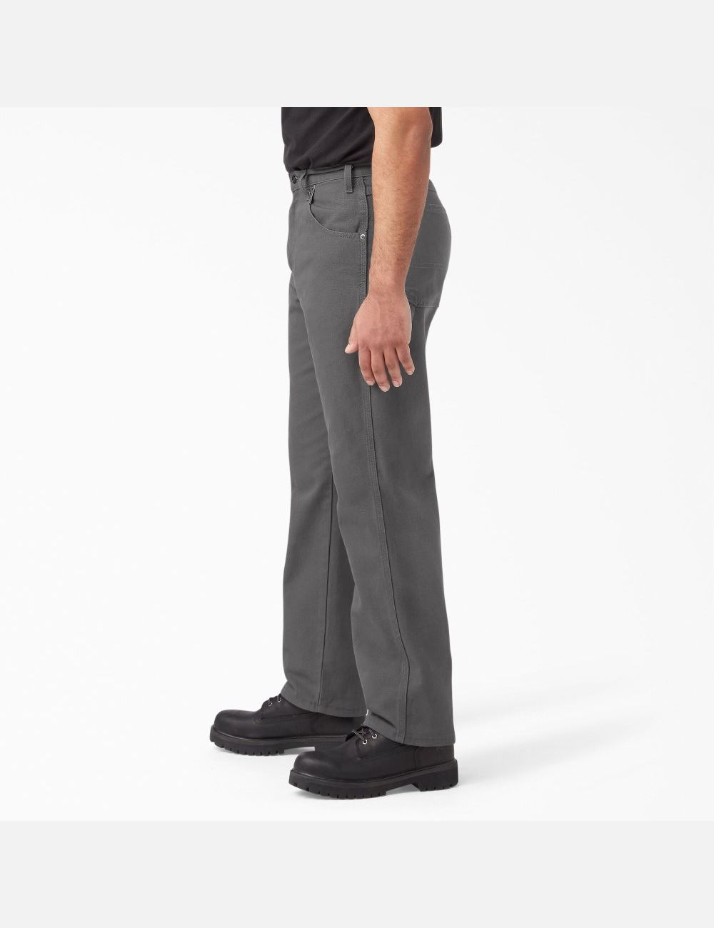 Rinsed Slate Dickies Relaxed Straight Leg Heavyweight Duck Carpenter Pants | 362JYIGRV