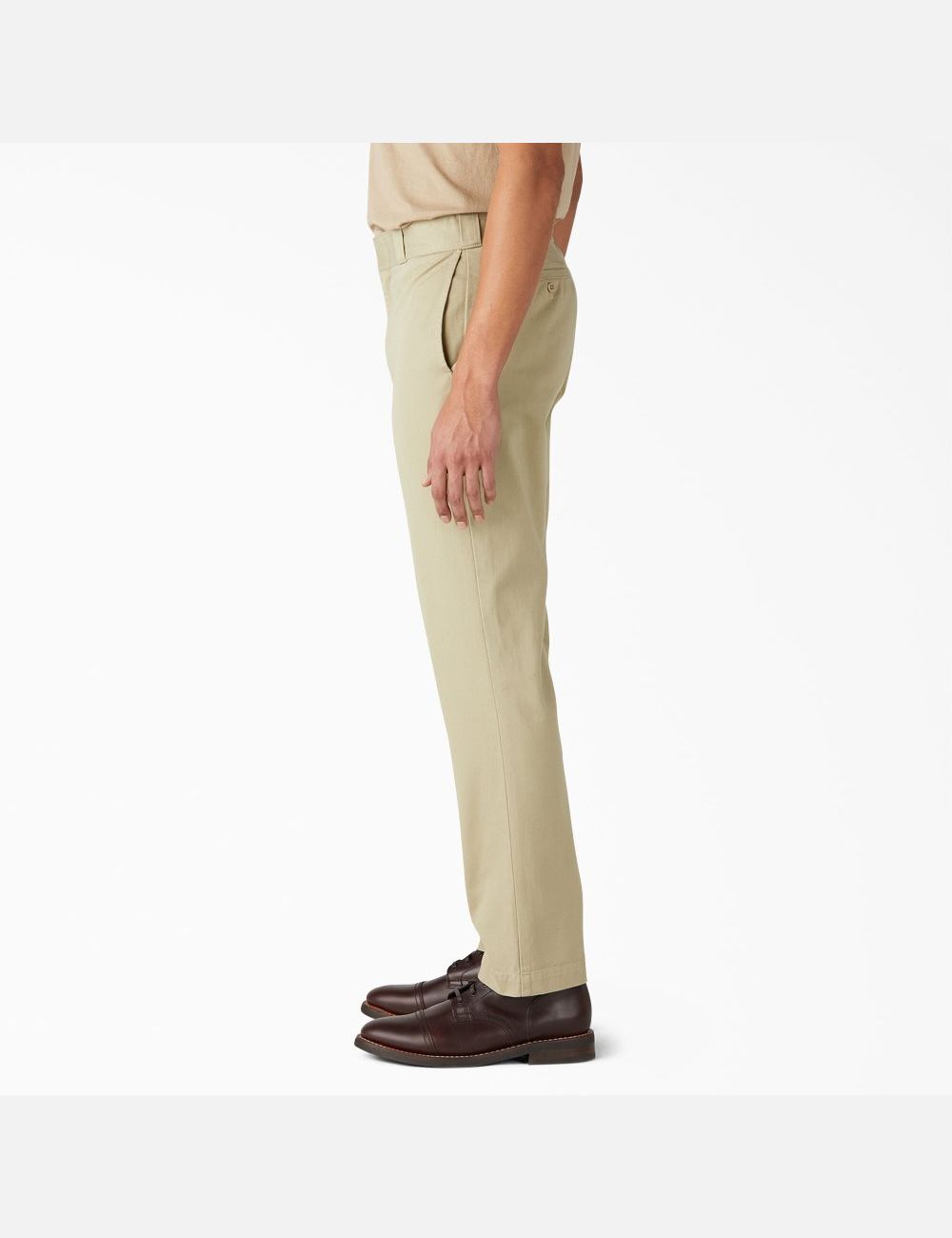 Rinsed Tan Dickies 1922 Twill Pants | 649RNLBGD