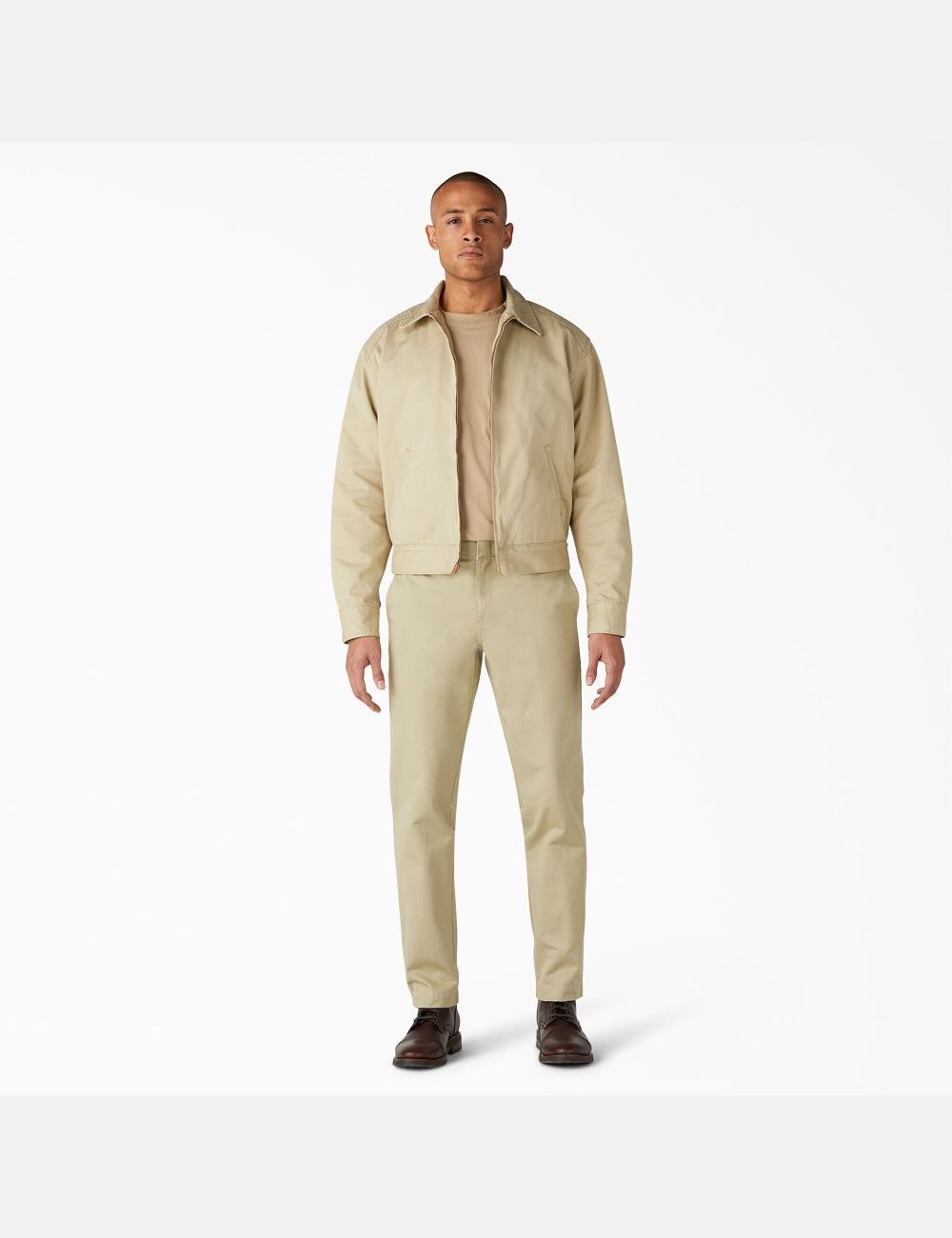 Rinsed Tan Dickies 1922 Twill Pants | 649RNLBGD