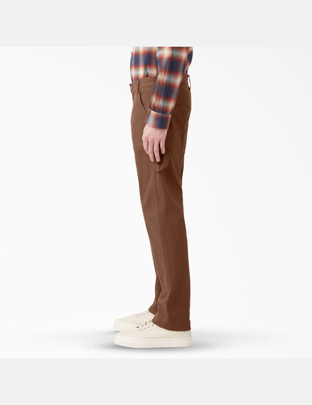 Rinsed Timber Brown Dickies 1922 Double Knee Pants | 985NCVSRE