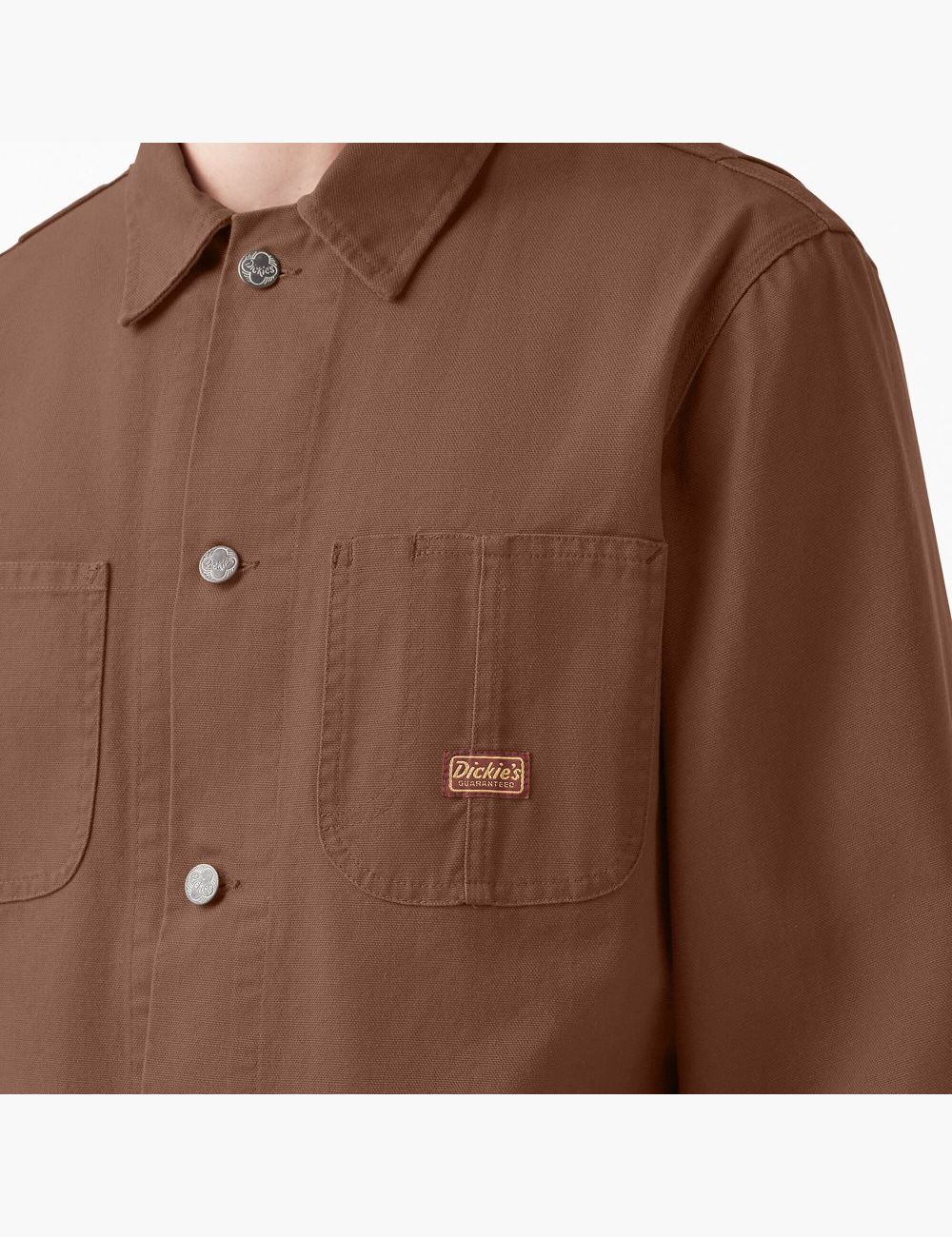 Rinsed Timber Brown Dickies 1922 Duck Chore Coats & Jackets | 875PZOYUA