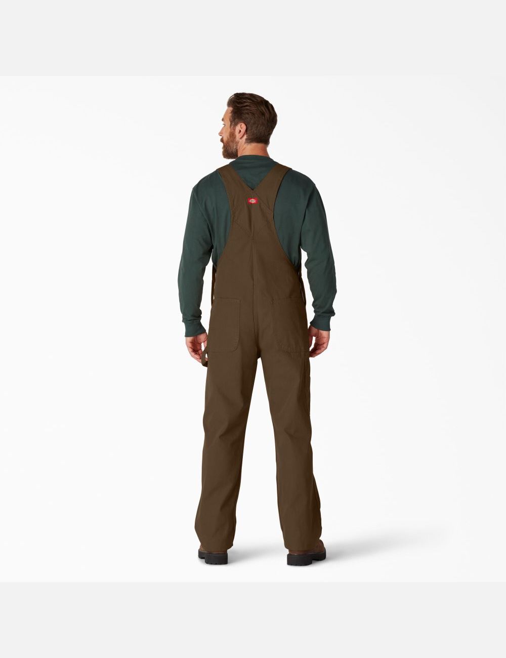 Rinsed Timber Brown Dickies Classic Coveralls & Overalls | 103VBQEGI