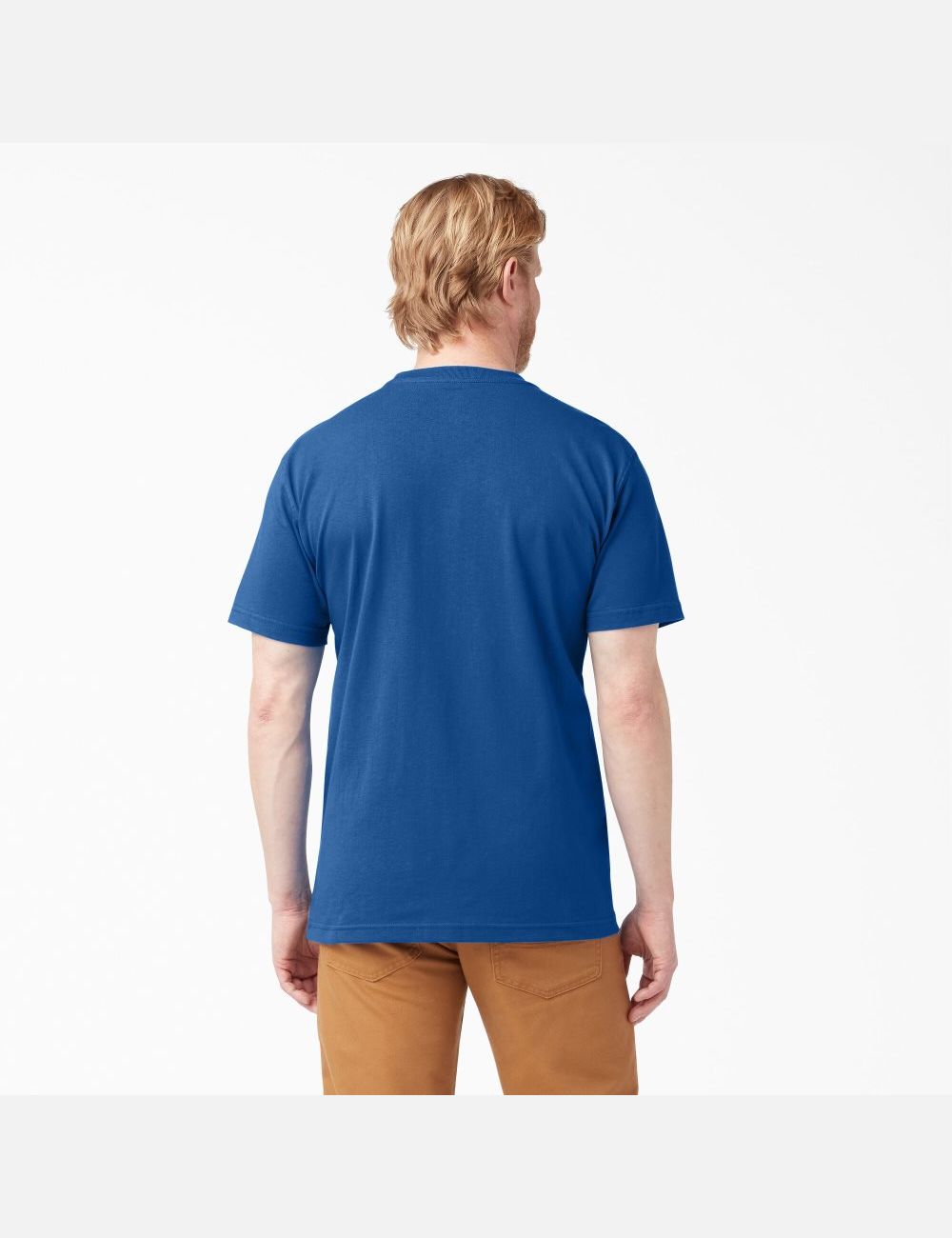 Royal Blue Dickies Short Sleeve Heavyweight T-Shirts | 124VQWXYD