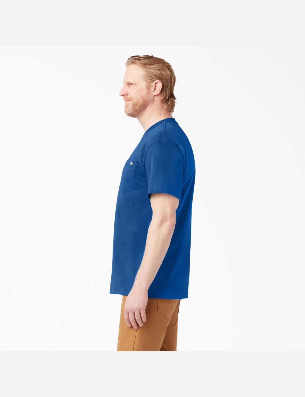 Royal Blue Dickies Short Sleeve Heavyweight T-Shirts | 124VQWXYD