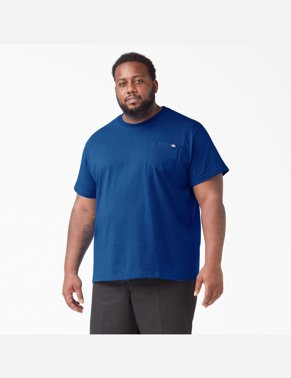 Royal Blue Dickies Short Sleeve Heavyweight T-Shirts | 124VQWXYD