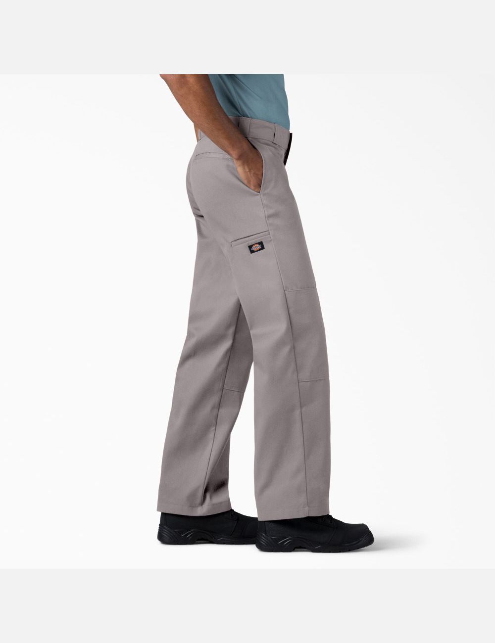 Silver Dickies Loose Double Knee Pants | 936BFANLW