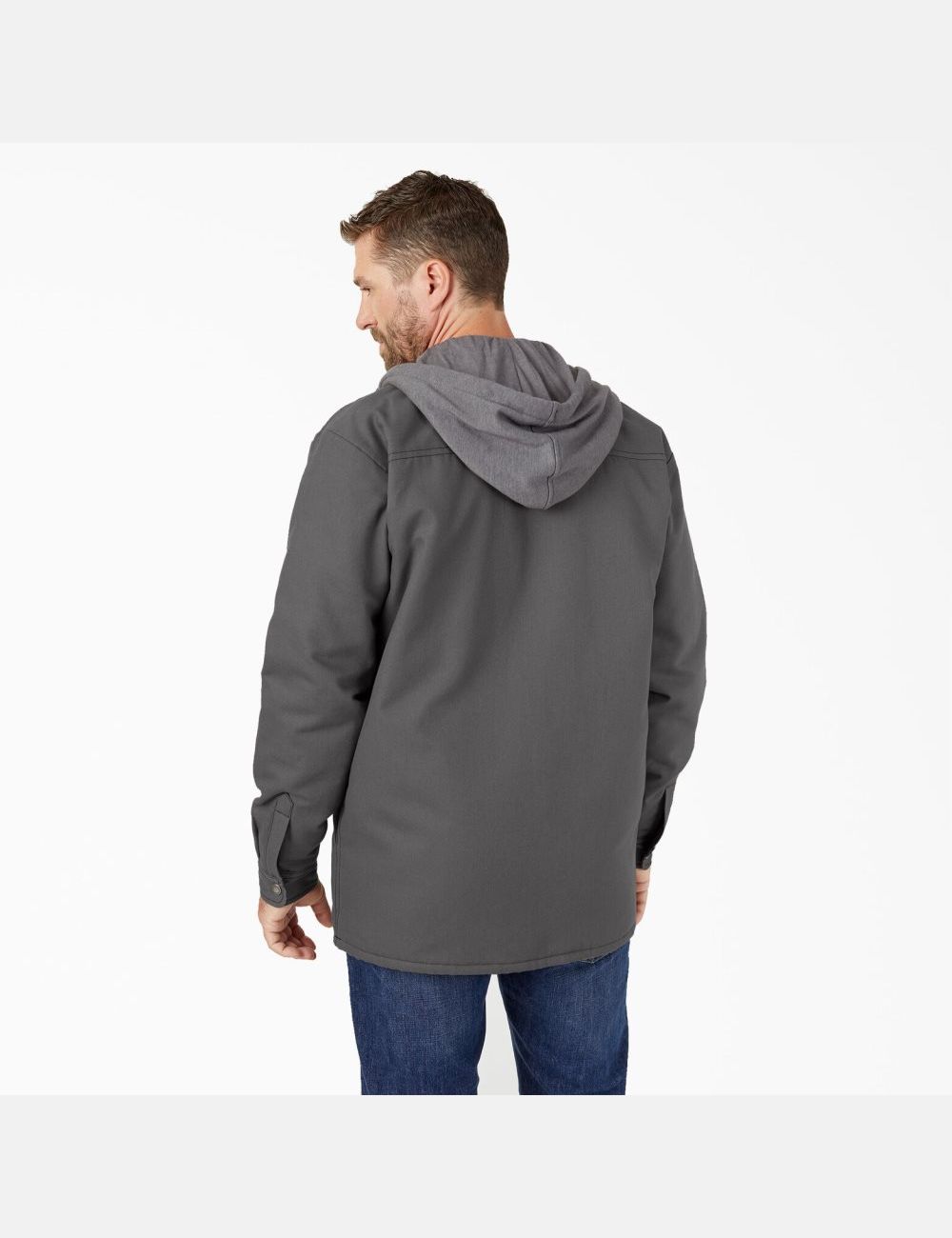 Slate Gray Dickies Hydroshield Duck Hooded Coats & Jackets | 536NFHLXC