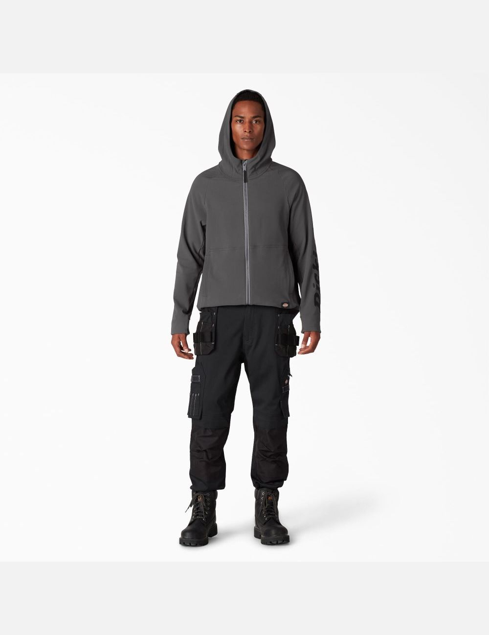 Slate Gray Dickies Ultimate ProTect Zip Hoodies | 563HGPNXV