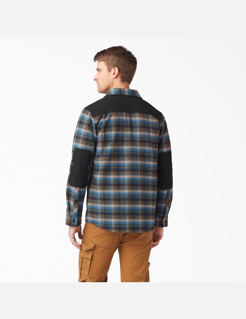 Southern Fall Plaid Dickies Heavyweight Brawny Flannel Shirt Shirts | 526MXQVTI