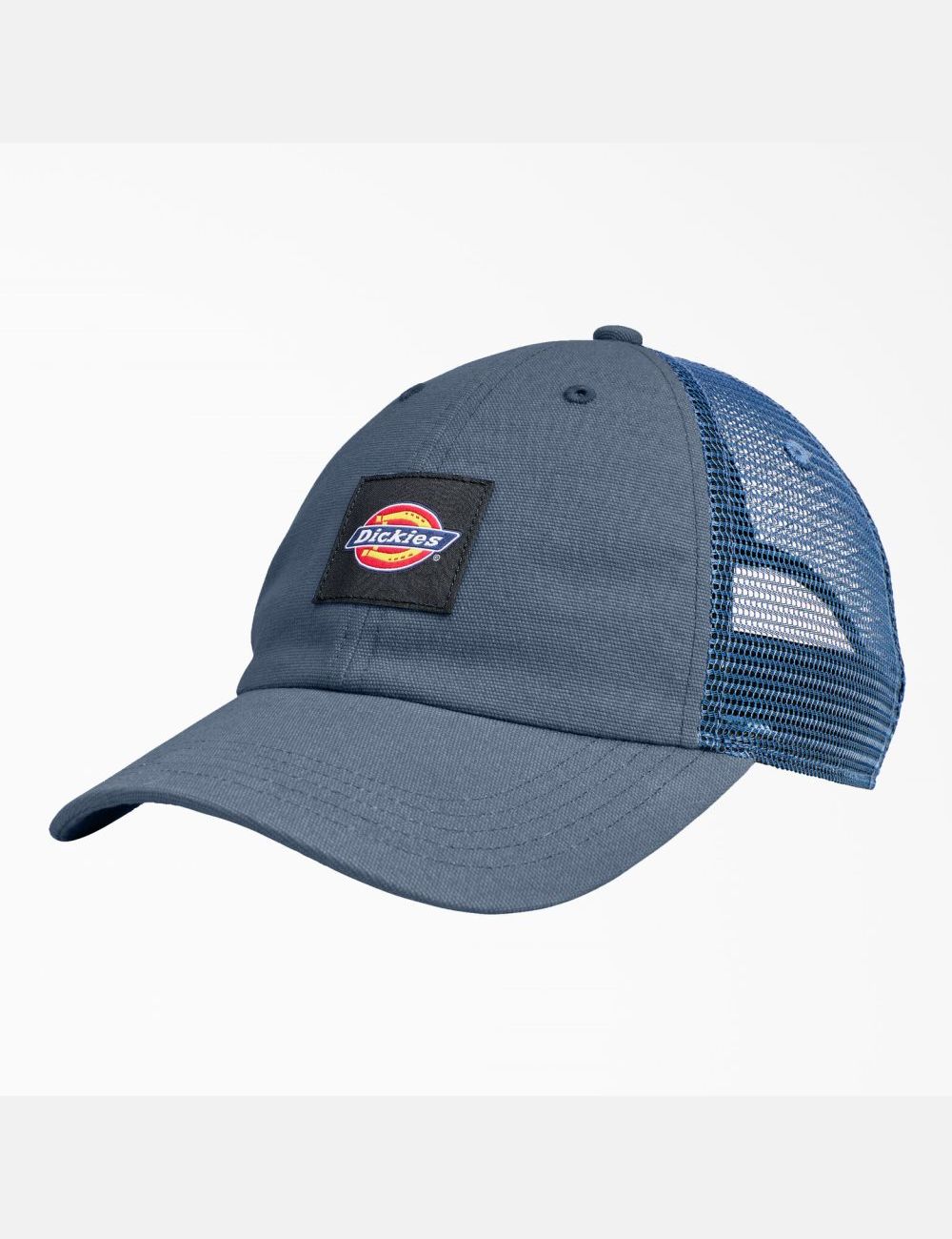 Steel Blue Dickies Canvas Trucker Hats | 102PFUSKG